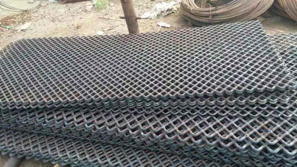 菱形孔锰钢焊接筛网